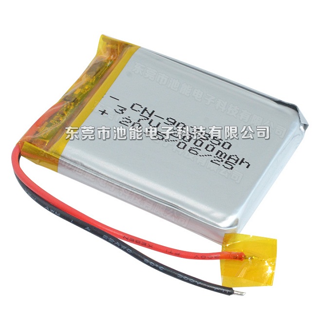 2000mAh鋰電池 903850 3.7V 帶溫控開關