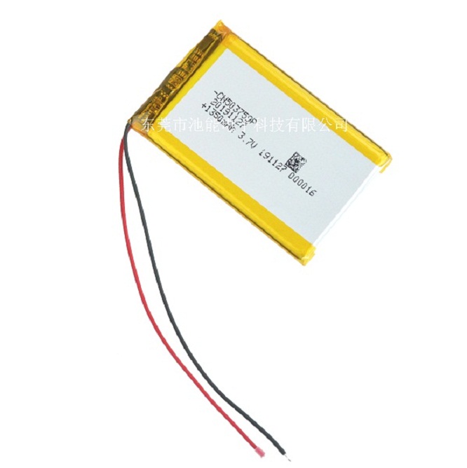 503759 3.7V1350mAh車載GPS報警器鋰電池